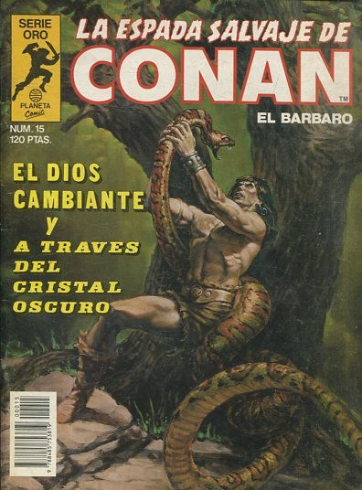 LA ESPADA SALVAJE DE CONAN EL BARBARO. SERIE ORO. NUMERO 15. SEGUNDA EDICION. COMICS FORUM.