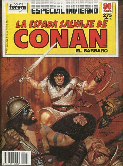 LA ESPADA SALVAJE DE CONAN EL BARBARO. SERIE ORO.  SEGUNDA EDICION. COMICS FORUM.