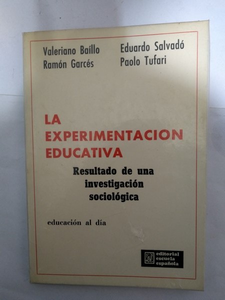 La experimentacion educativa