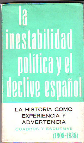 LA INESTABILIDAD POLITICA Y EL DECLIVE ESPAÑOL. LA HISTORIA COMO EXPERIENCIA Y ADVERTENCIA.