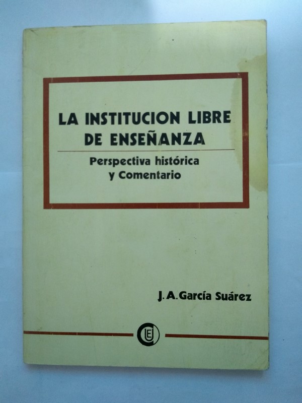 La institución libre de enseñanza