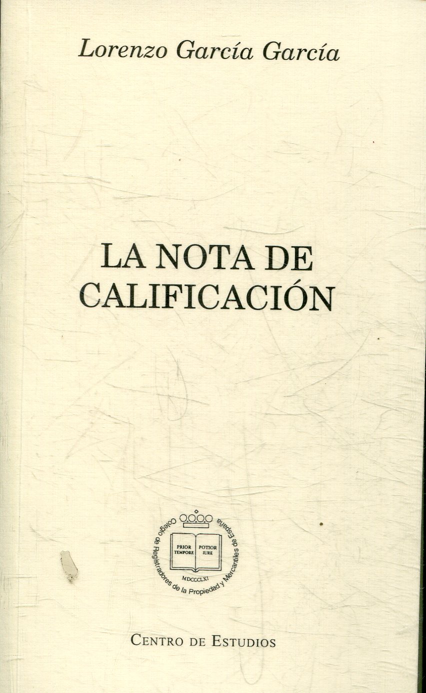 LA NOTA DE CALIFICACION.