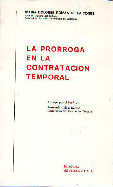 LA PRORROGA EN LA CONTRACION TEMPORAL.