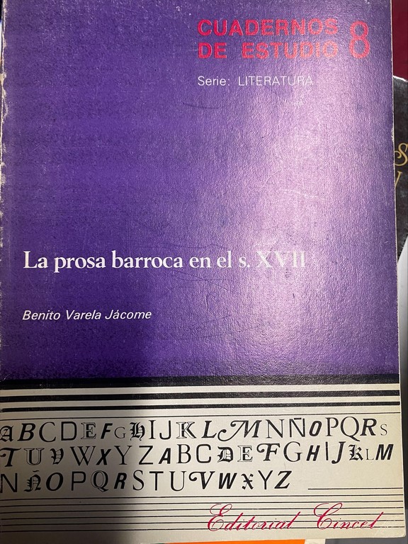 LA PROSA BARROCA EN EL S. XVII.