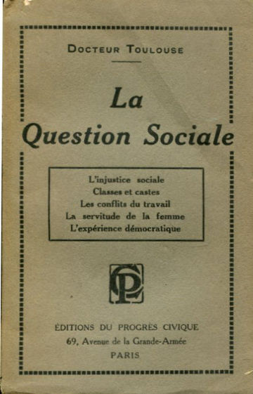 LA QUESTION SOCIALE.