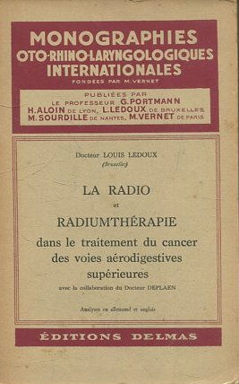 LA RADIO ET RADIUMTHERAPIE DANS LE TRAITEMENT DU CANCER DES VOIES AERODIGESTIVES SUPERIEURES.