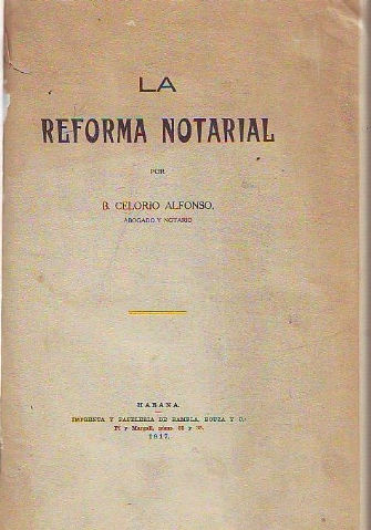 LA REFORMA NOTARIAL.