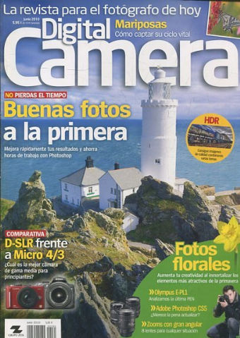 LA REVISTA PARA EL FOTOGRAFO DE HOY. DIGITAL CAMERA. JUNIO 2010. Nº 85.