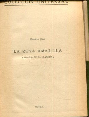 LA ROSA AMARILLA.