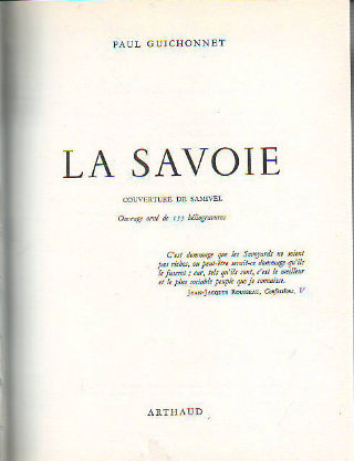 LA SAVOIE.