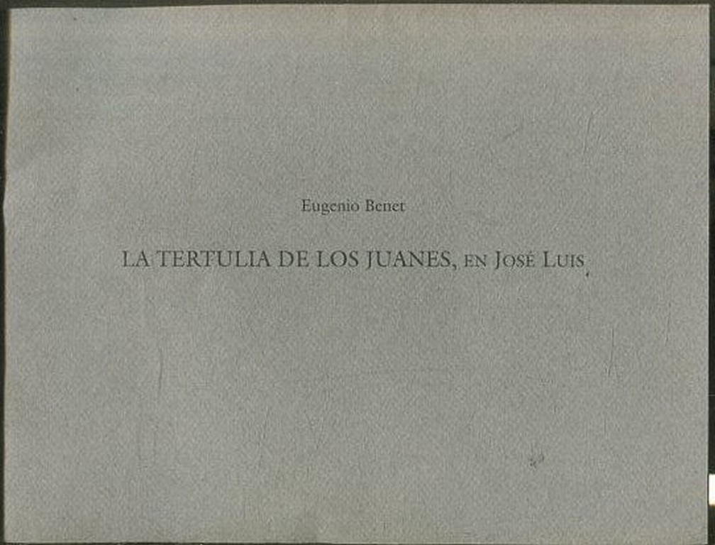 LA TERTULIA DE LOS JUANES, EN JOSE LUIS.