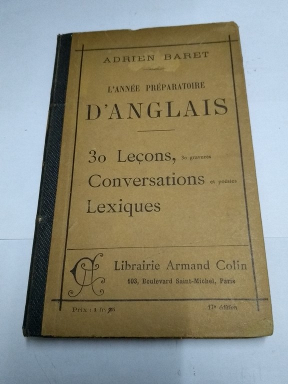 L'année préparatoire D'anglais