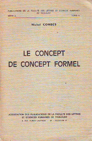 LE CONCEPT DE CONCEPT FORMEL.