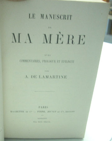 le manuscrit de ma mere avec commentaires, prologue et epilogue.