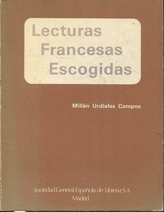 LECTURAS FRANCESAS ESCOGIDAS.