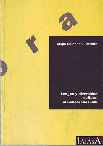 LENGUA Y DIVERSIDAD CULTURAL. ACTIVIDADES PARA EL AULA.