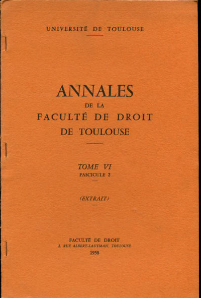 LES INCIDENCES DE LA SÉCURITÉ SOCIALE SUR LE DROIT DE FAMILLE.