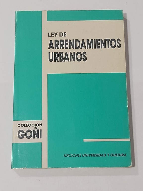 Ley de arrendamientos urbanos