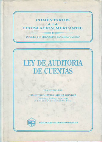 LEY DE AUDITORIA DE CUENTAS.