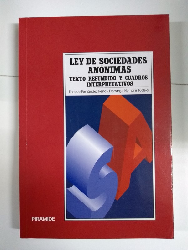 Ley de sociedades anónimas