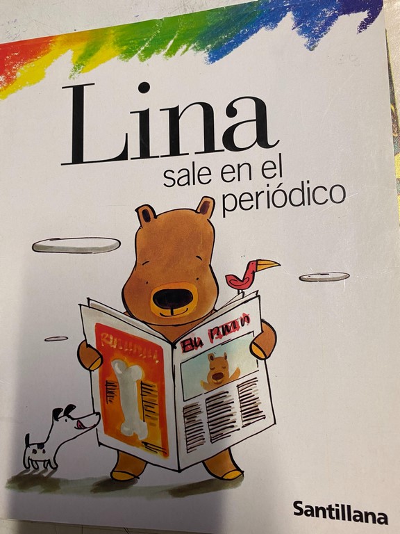 LINA SALE EN EL PERIODICO.