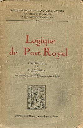 LOGIQUE DE PORT-ROYAL.