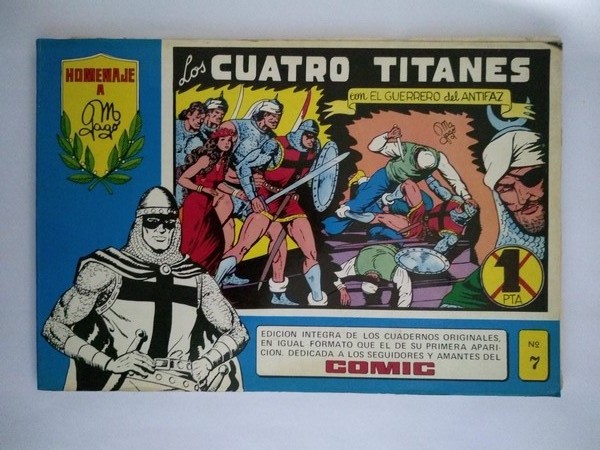 Los cuatro titanes. el guerrero del antifaz. 7