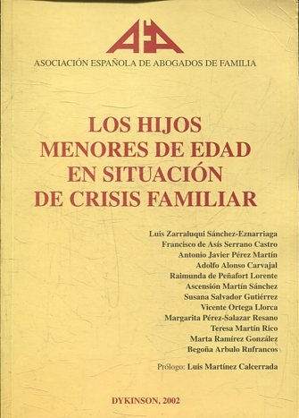 LOS HIJOS MENORES DE EDAD EN SITUACION DE CRISIS FAMILIAR.