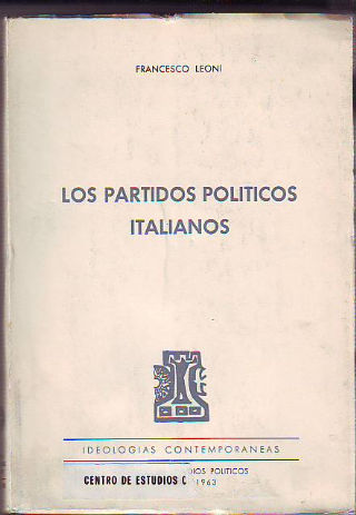 LOS PARTIDOS POLITICOS ITALIANOS.