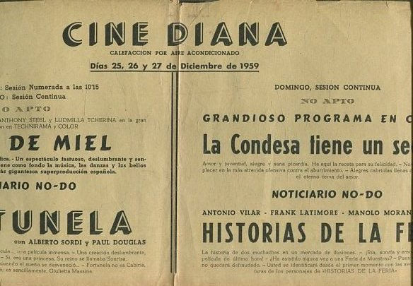 LUNA DE MIEL/ NO-DO/ FORTUNELA. LA CONDESA TIENE UN SECRETO/ NO-DO/ HISTORIAS DE LA FERIA.