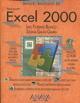 MANUAL AVANZADO DE MICROSOFT EXCEL 2000.