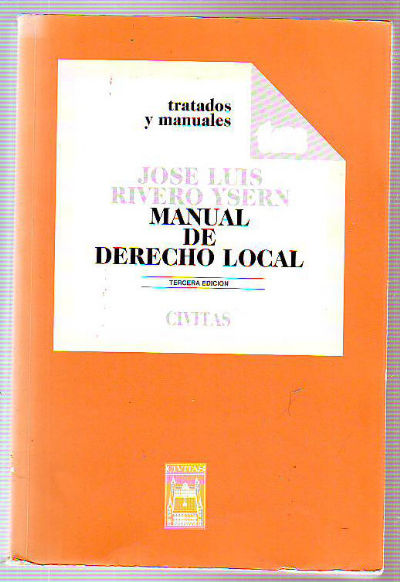 MANUAL DE DERECHO LOCAL.