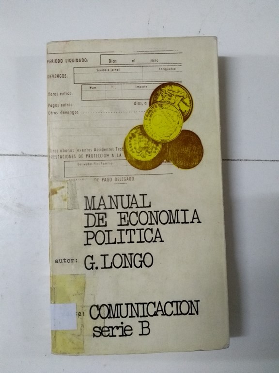 Manual de economía política