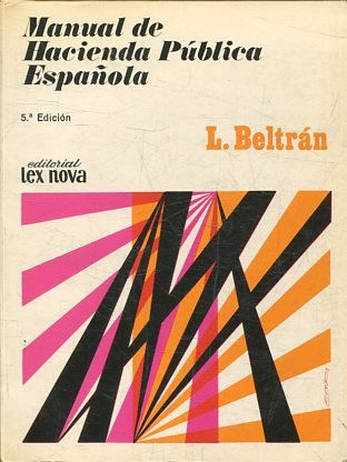 MANUAL DE HACIENDA PUBLICA ESPAÑOLA.