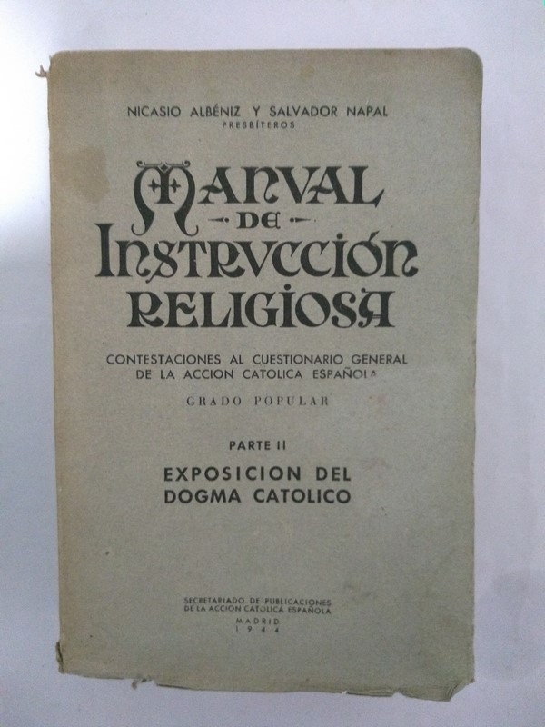 Manual de Instrucción Religiosa. II