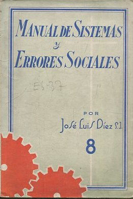 MANUAL DE SISTEMAS Y ERRORES SOCIALES.