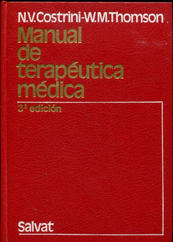 MANUAL DE TERAPEUTICA MEDICA.