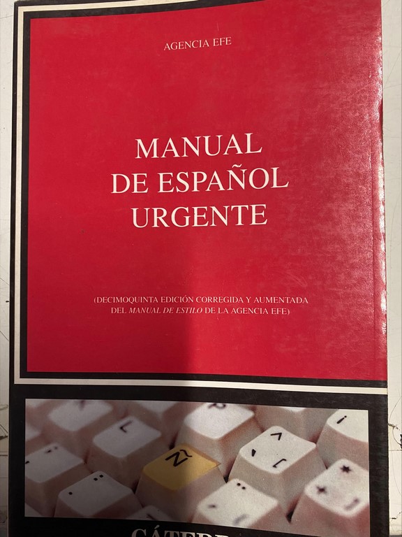 MANUAL DEL ESPAÑOL URGENTE.