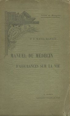 MANUEL DU MEDECIN. D'ASSURANCES SUR LA VIE.