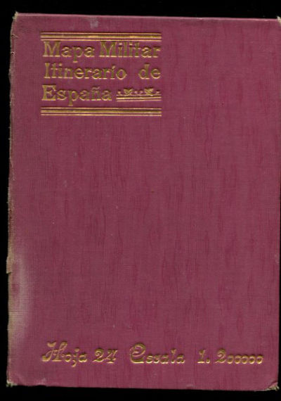 MAPA MILITAR ITINERARIO DE ESPAÑA. HOJA 34: PROVINICIA DE VALLADOLID Y PALENCIA.