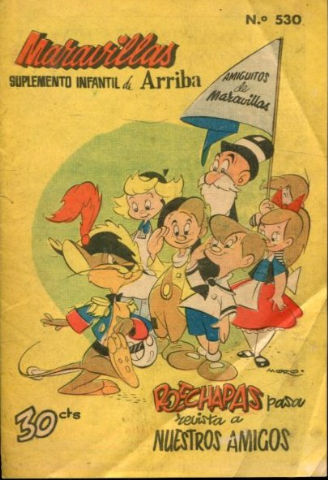 MARAVILLAS, SUPLEMENTO INFANTIL DE ARRIBA. NUM. 530. DOMINGO, 17 DE JUNIO DE 1951.