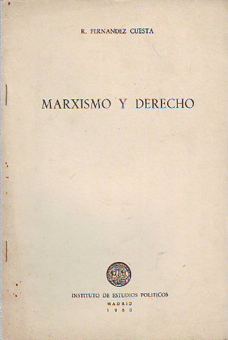 MARXISMO Y DERECHO.