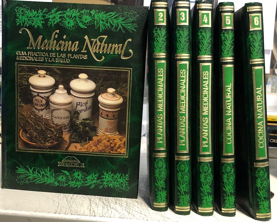 MEDICINA NATURAl: GUIA PRACTICA DE LAS PLANTAS MEDICINALES Y DE LA SALUD. COCINA DE LA SALUD( 6 TOMOS).