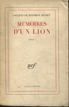 MEMOIRES D'UN LION.