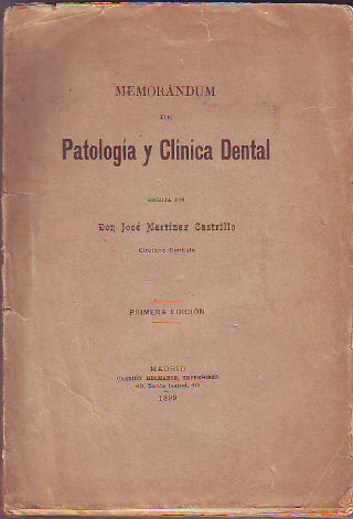 MEMORANDUM DE PATOLOGIA Y CLINICA DENTAL.