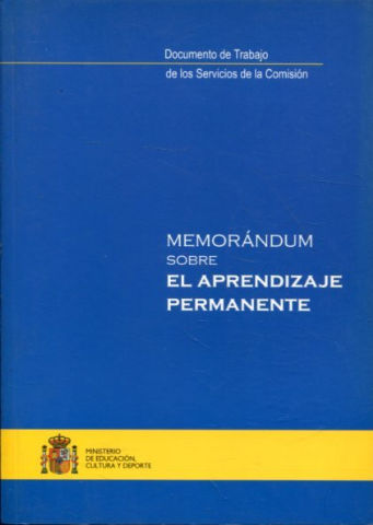 MEMORANDUM SOBRE EL APRENDIZAJE PERMANENTE.