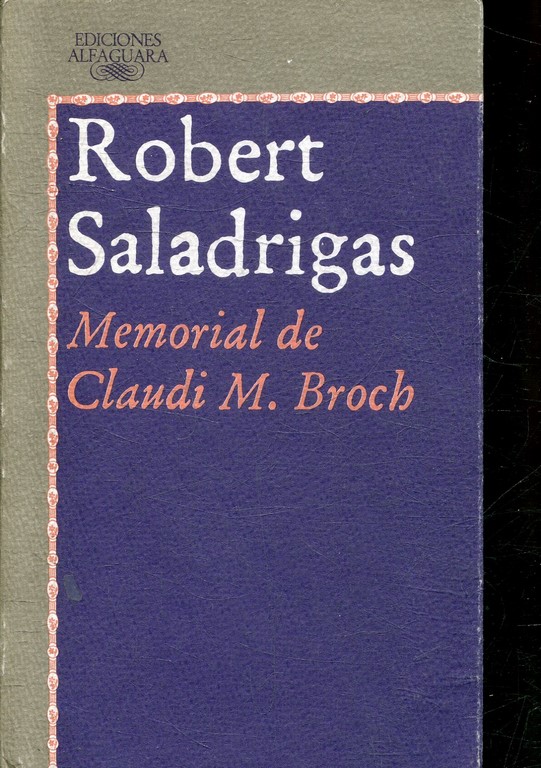 MEMORIAL DE CLAUDI M. BROCH.