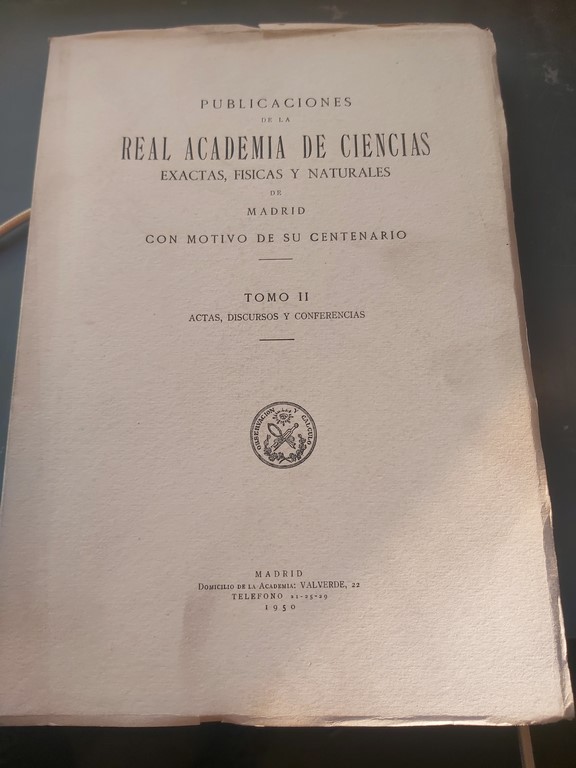 Memorias de la Real Academia de ciencias exactas, físicas y naturales