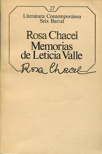 MEMORIAS DE LETICIA VALLE.