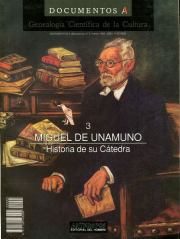 MIGUEL DE UNAMUNO, HISTORIA DE SU CATEDRA.